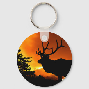 Elk Key Ring