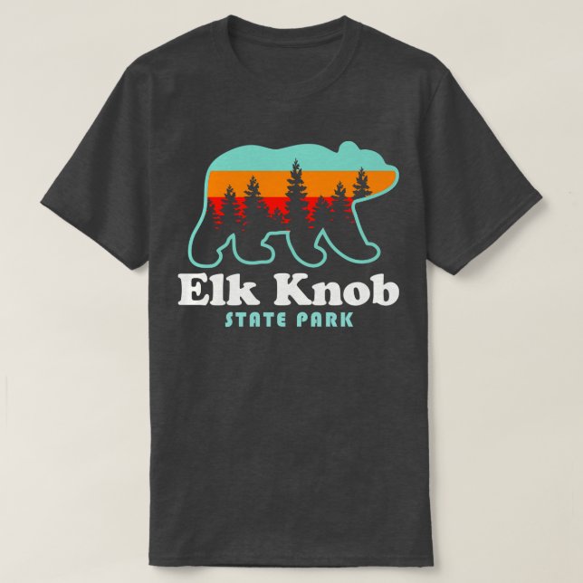 Elk Knob State Park North olina Hiking Peak T-Shirt (Design Front)