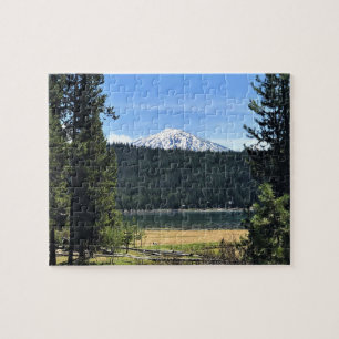 Elk Lake with Mount Bachelor, OR Jigsaw Puzzle