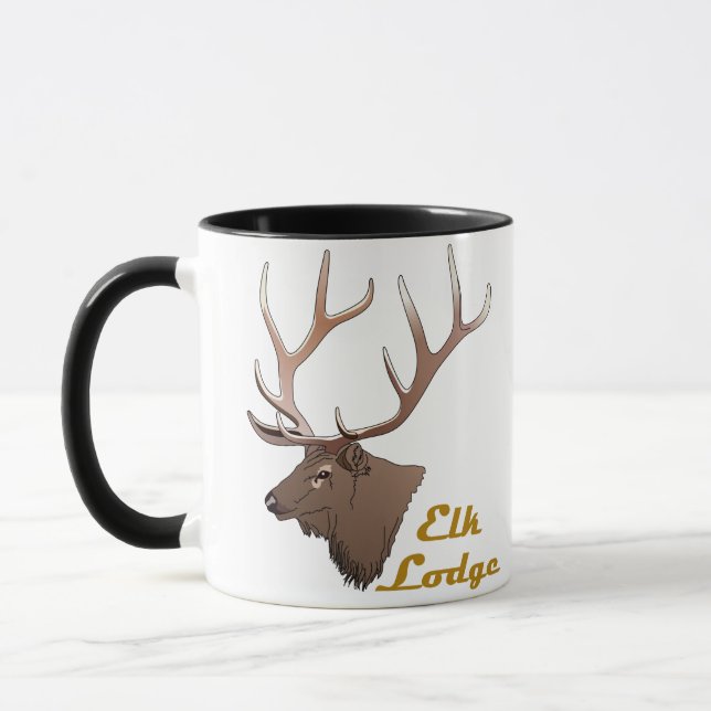 Elk Lodge Mug (Left)