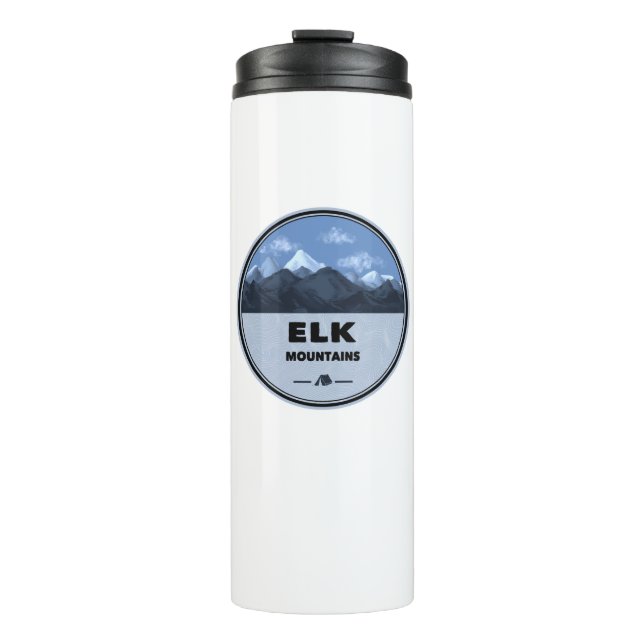 Elk Mountains Colorado Camping Thermal Tumbler (Front)