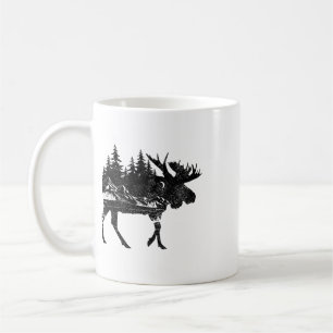 Elk Nature Alaska Hiking Fishing Camping Hunting G Coffee Mug