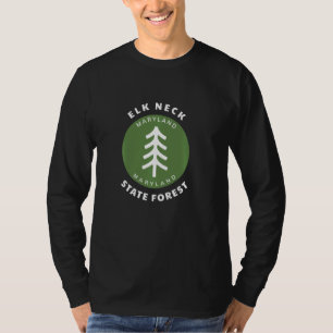 Elk Neck State Forest Maryland MD Forest Tree Vaca T-Shirt