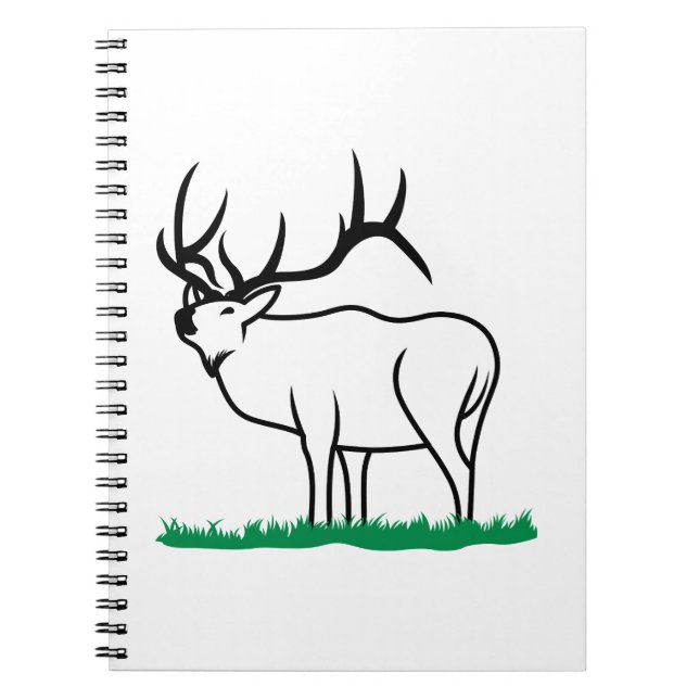 Elk Outline Notebook (Front)