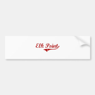 Elk Point South Dakota Classic Design Bumper Sticker