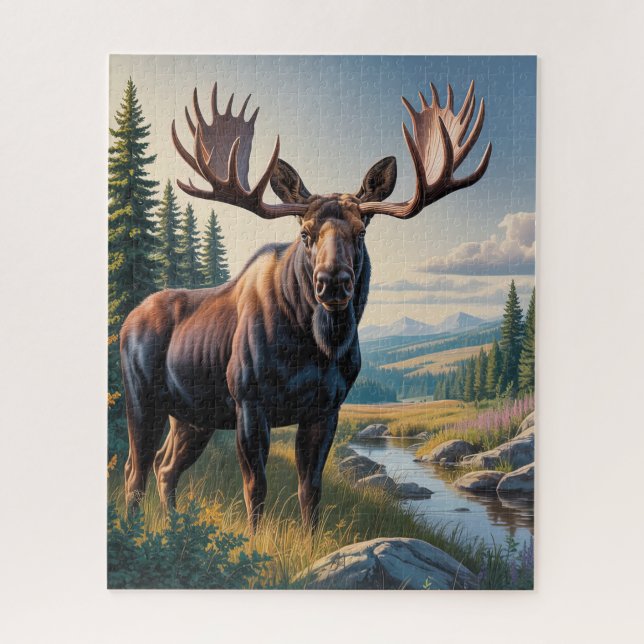 Elk Puzzle (Vertical)