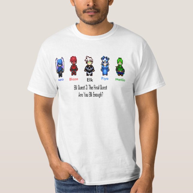 Elk Quest 3: The Final Quest T-Shirt (Front)