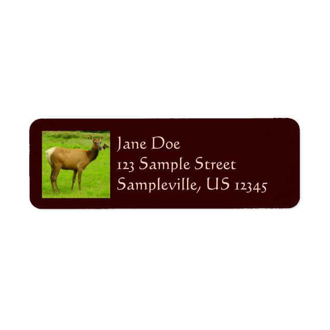 Elk Return Address Label (Front)