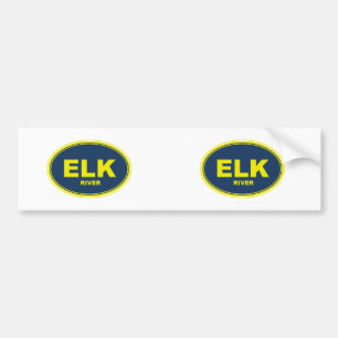 Elk River Bumper Sticker
