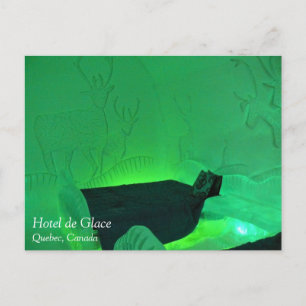 Elk Room at Hotel de Glace, Quebec, Canada Postcard