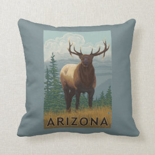 Elk SceneArizona Cushion