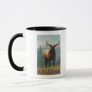 Elk SceneArizona Mug