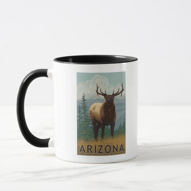 Elk SceneArizona Mug (Left)