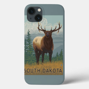 Elk SceneSouth Dakota iPhone 13 Case
