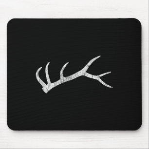 Elk Shed Rack Horn Hunting Mouse Pad