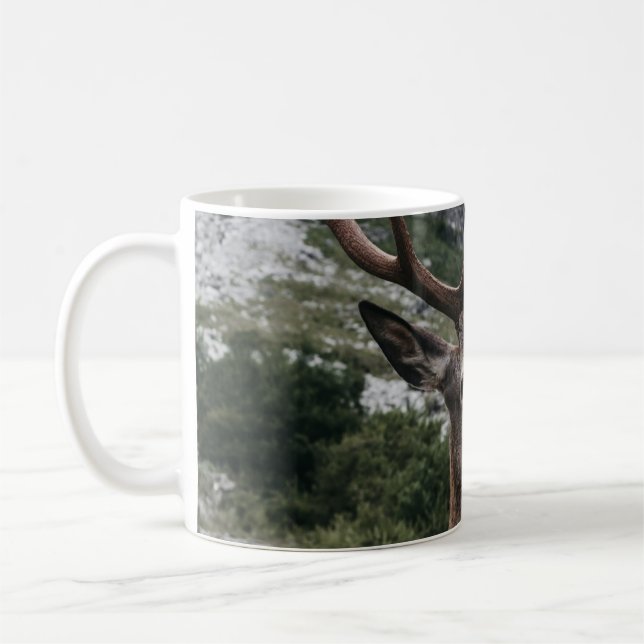 ELK STACK DEER COFFEE MUG (Left)