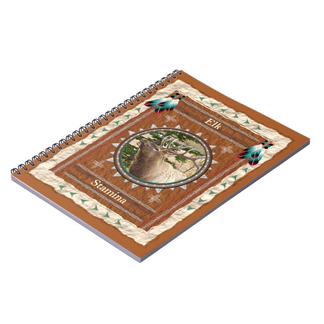 Elk Stamina Energy Notebook (Left Side)