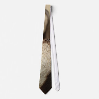 Elk Tail and fur Tie