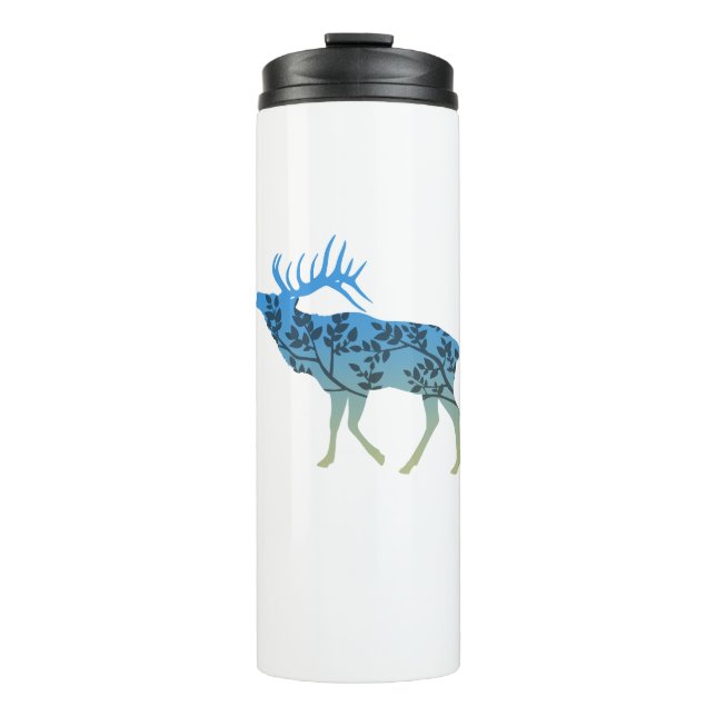 Elk Tree Thermal Tumbler (Front)