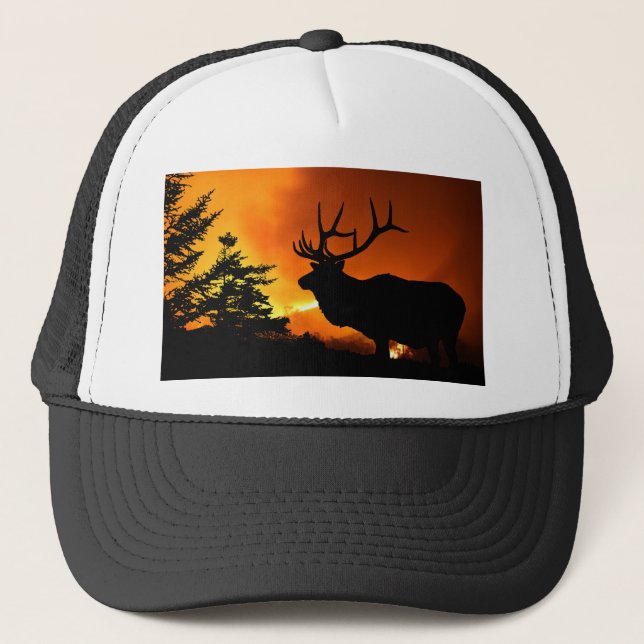 Elk Trucker Hat (Front)