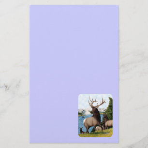 Elk Wapiti Stationery