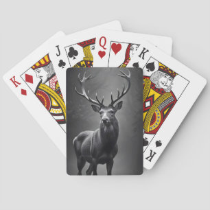 Elk Wildlife Majestic Nature Life Poster Wallpaper Playing Cards