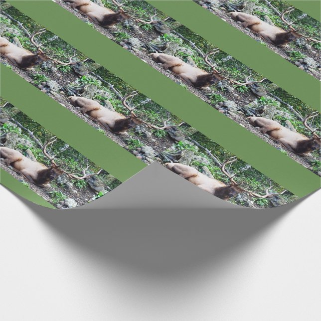 Elk Wrap Wrapping Paper (Corner)