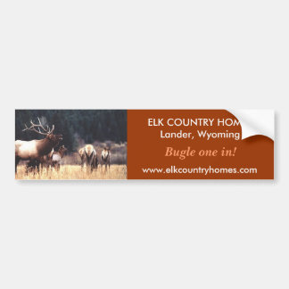 Elk, www.elkcountryhomes.com, ELK ... - Customised Bumper Sticker