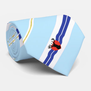 Elkhart (Indiana) city flag Neck Tie