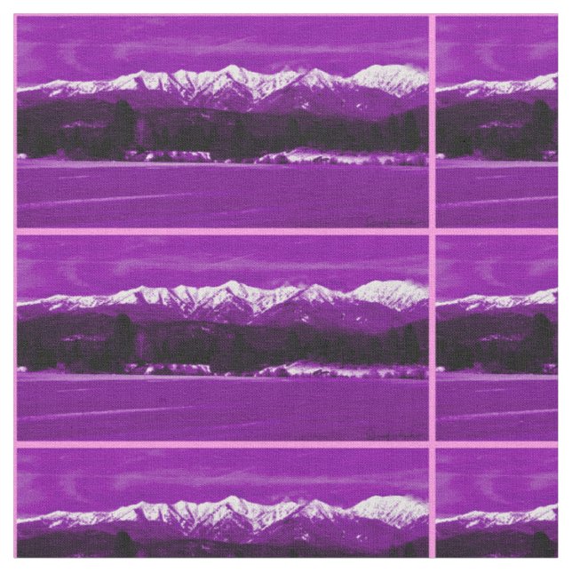 Elkhorn Mountains Wildside Fabric (Close Up)