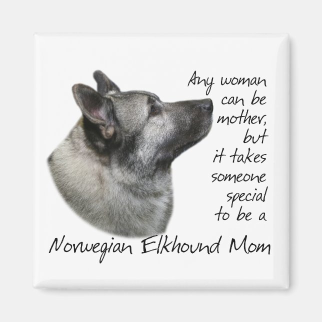 Elkhound Magnet (Front)