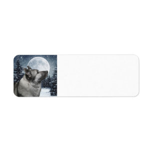 Elkhound Return Address Lable Return Address Label