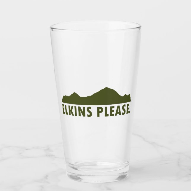 Elkins West Virginia Please Glass (Front)