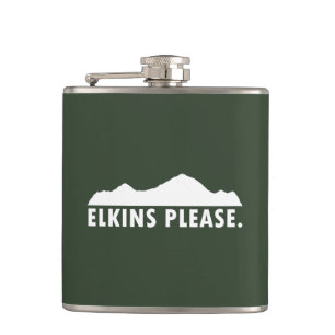 Elkins West Virginia Please Hip Flask
