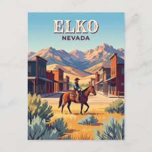 Elko, Nevada Postcard