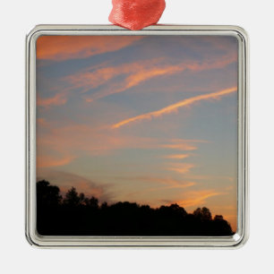 Elkridge Sunset Maryland Landscape Metal Ornament