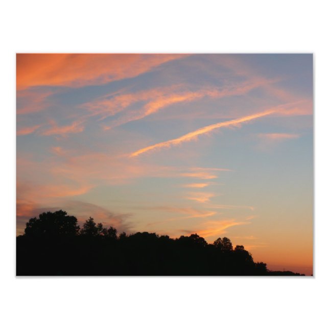 Elkridge Sunset Maryland Landscape Photo Print (Front)