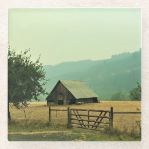 Elkton, Oregon Glass Coaster