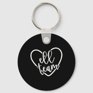 ELL Team Squad Back to School Matching Group Gift Key Ring