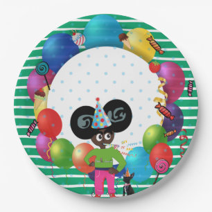 Ella B. Jenkins Paper Plate Green