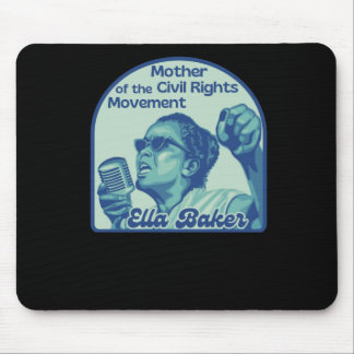 Ella Baker Portrait - Mother Of The Civil Rights M Mouse Pad