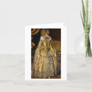 Ella Bella Banana's Renaissance Portrait Thank You Card