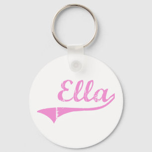 Ella Classic Style Name Key Ring