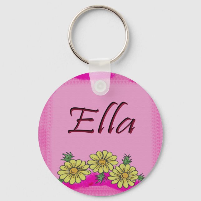 Ella Daisy Keychain (Front)