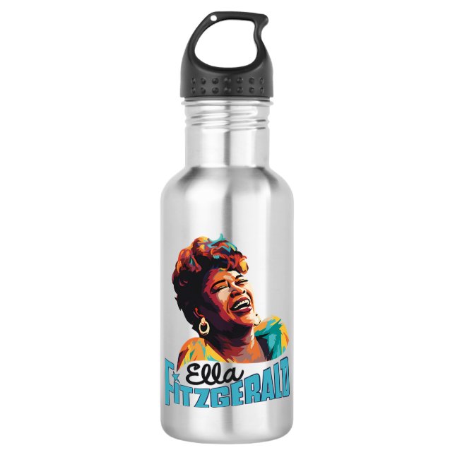 Ella Fitzgerald 532 Ml Water Bottle (Front)