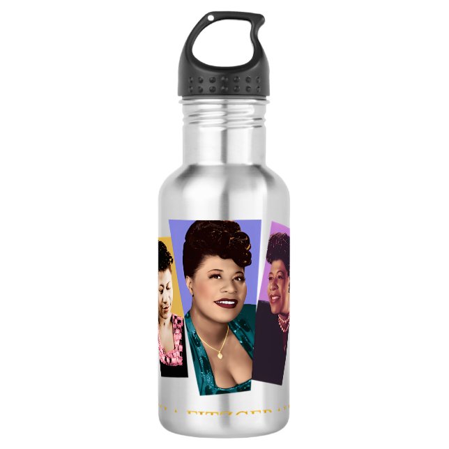 Ella Fitzgerald 710 Ml Water Bottle (Front)