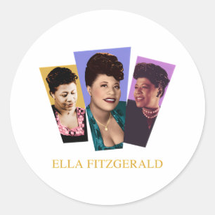 Ella Fitzgerald Classic Round Sticker