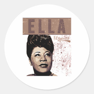 Ella Fitzgerald Classic Round Sticker