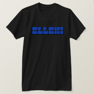 Elleki Bold (Blue/Black) T-Shirt