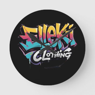Elleki Clothing  Round Clock